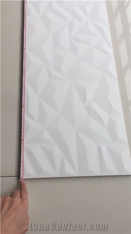 solid white glazed ceramic bathroom floor tile kichen wall 
